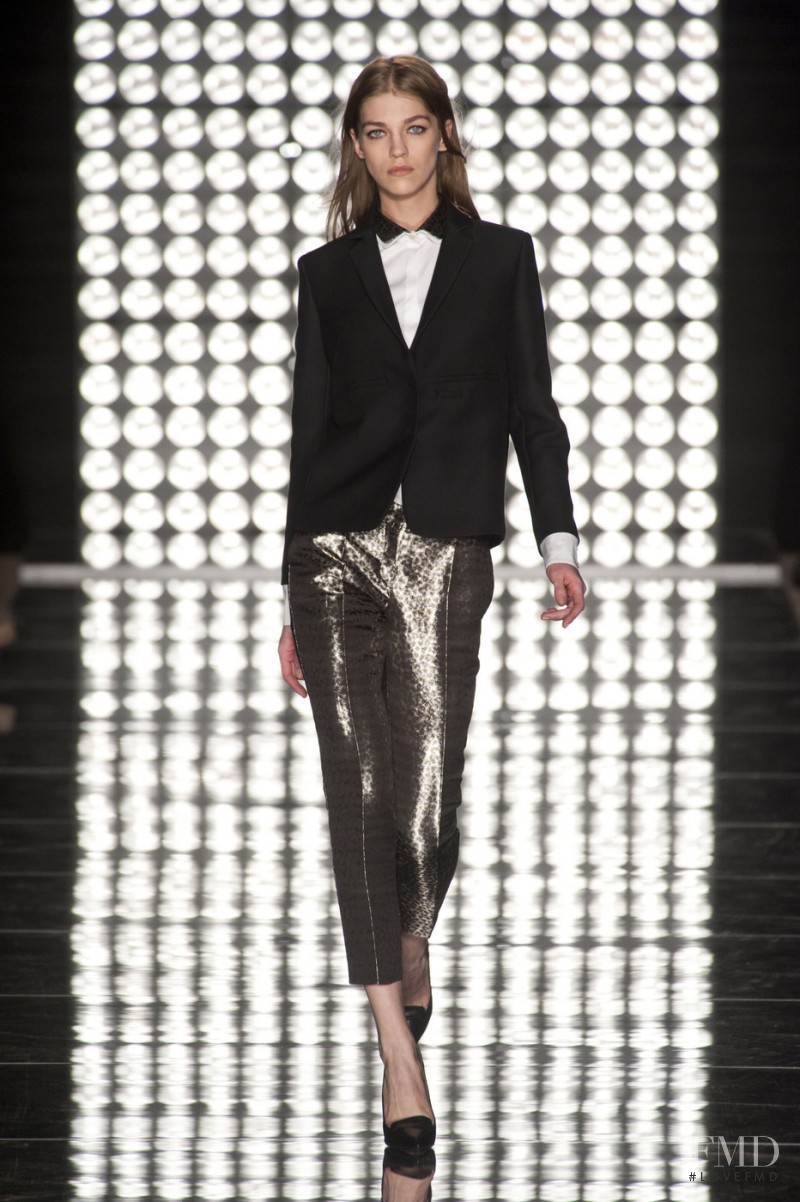 Samantha Gradoville featured in  the Les Copains fashion show for Autumn/Winter 2013