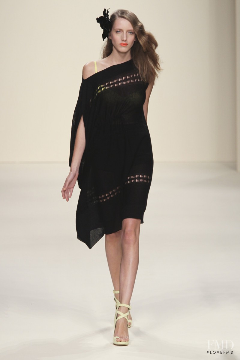 Iris Egbers featured in  the Les Copains fashion show for Spring/Summer 2011