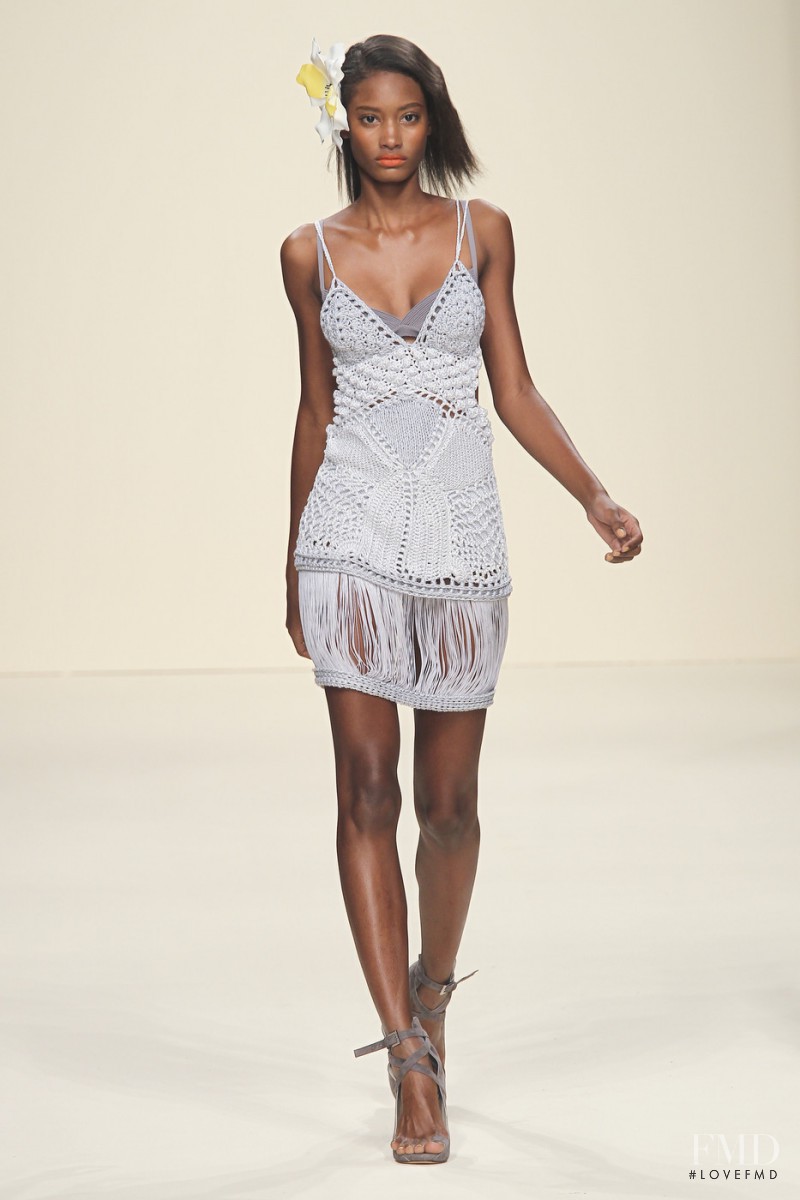 Melodie Monrose featured in  the Les Copains fashion show for Spring/Summer 2011