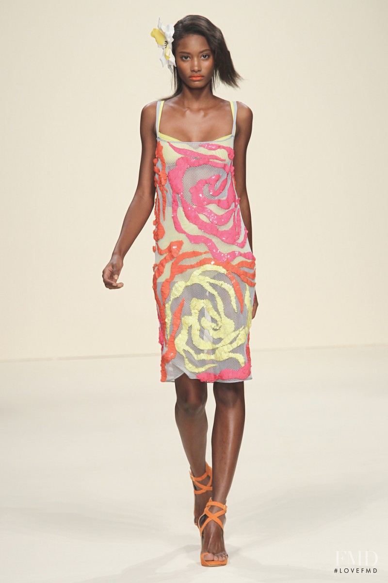 Melodie Monrose featured in  the Les Copains fashion show for Spring/Summer 2011