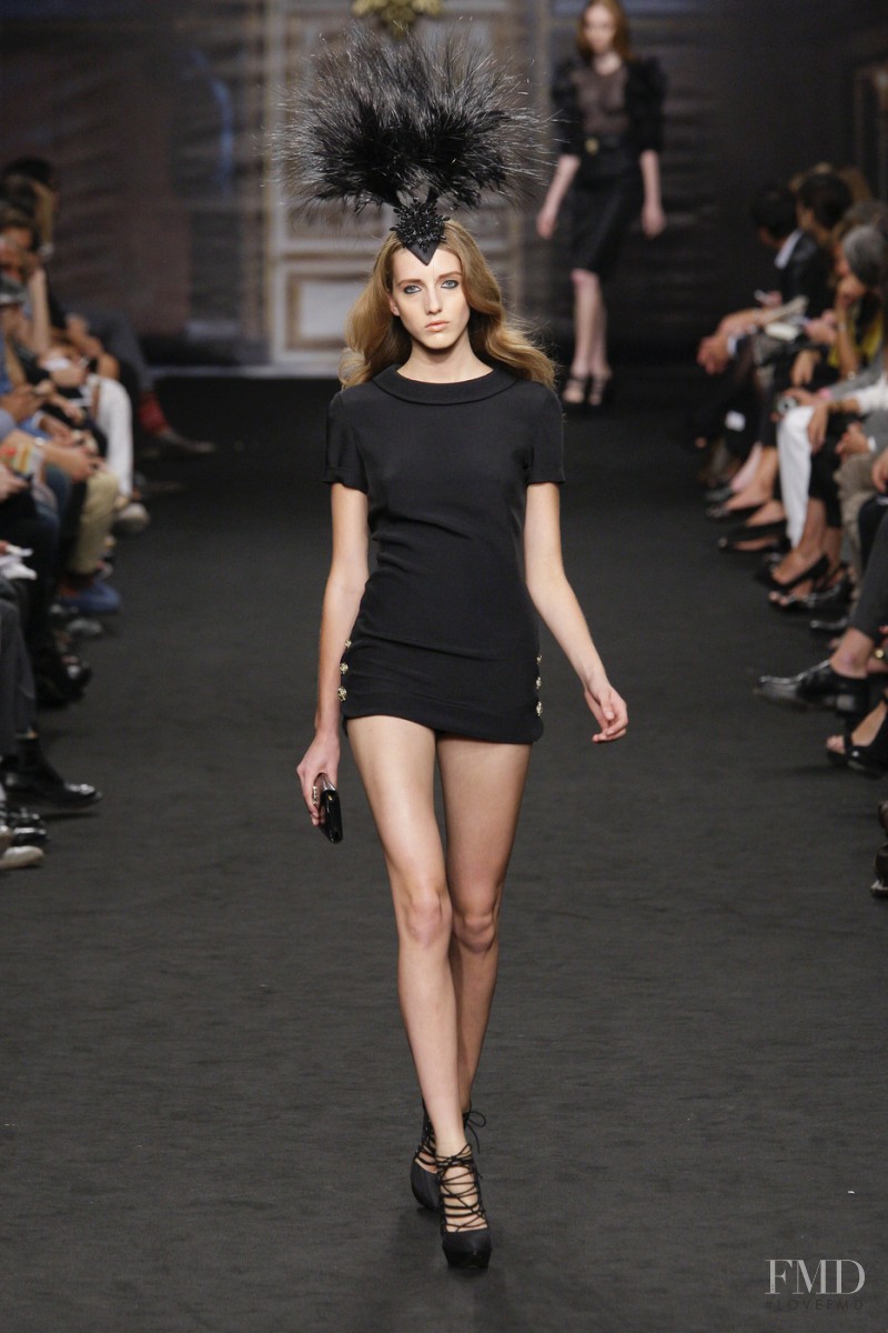 Iris Egbers featured in  the Francesco Scognamiglio fashion show for Spring/Summer 2011