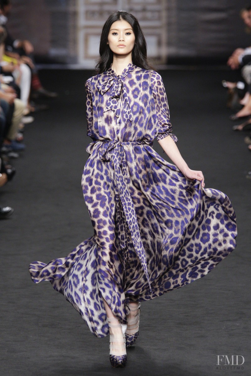 Ming Xi featured in  the Francesco Scognamiglio fashion show for Spring/Summer 2011