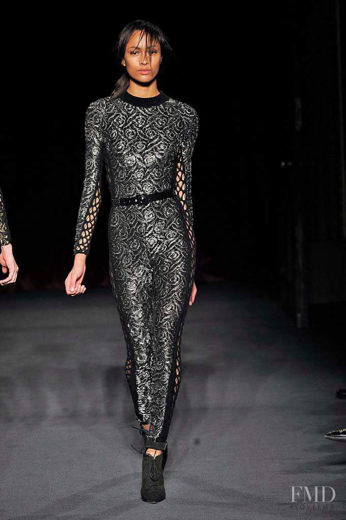 Catherine Decome featured in  the Julien Macdonald fashion show for Autumn/Winter 2013
