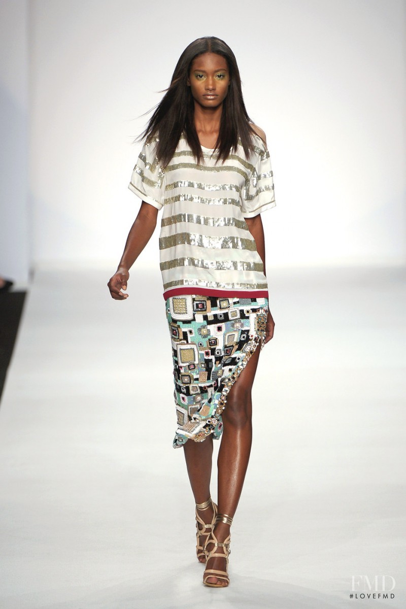 Melodie Monrose featured in  the Aquilano.Rimondi fashion show for Spring/Summer 2011