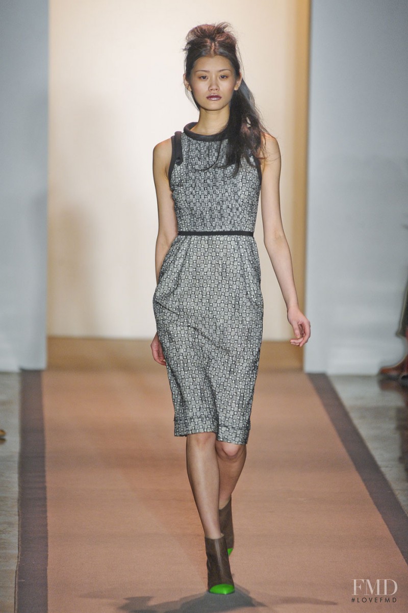 Ming Xi featured in  the Peter Som fashion show for Autumn/Winter 2011