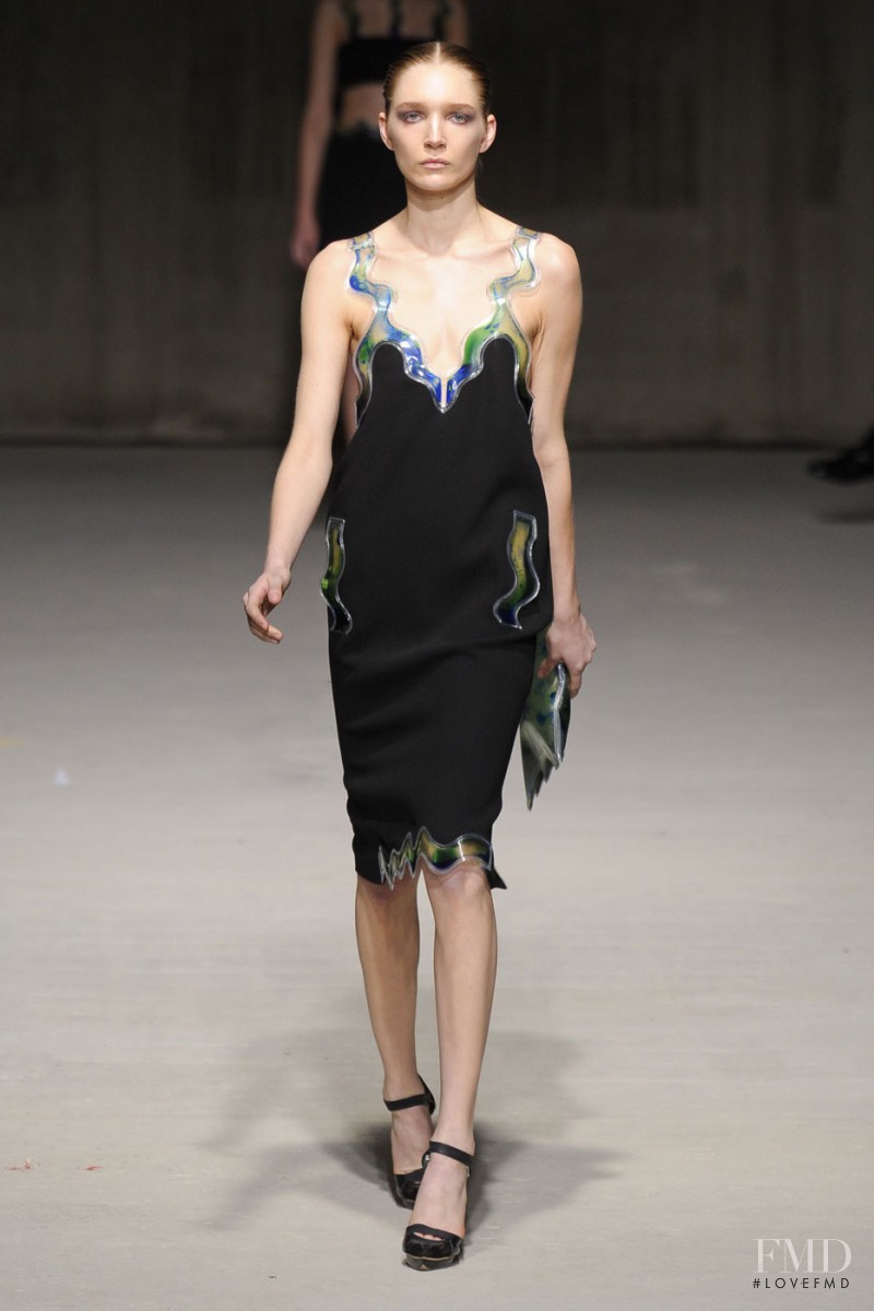 Samantha Gradoville featured in  the Christopher Kane fashion show for Autumn/Winter 2011