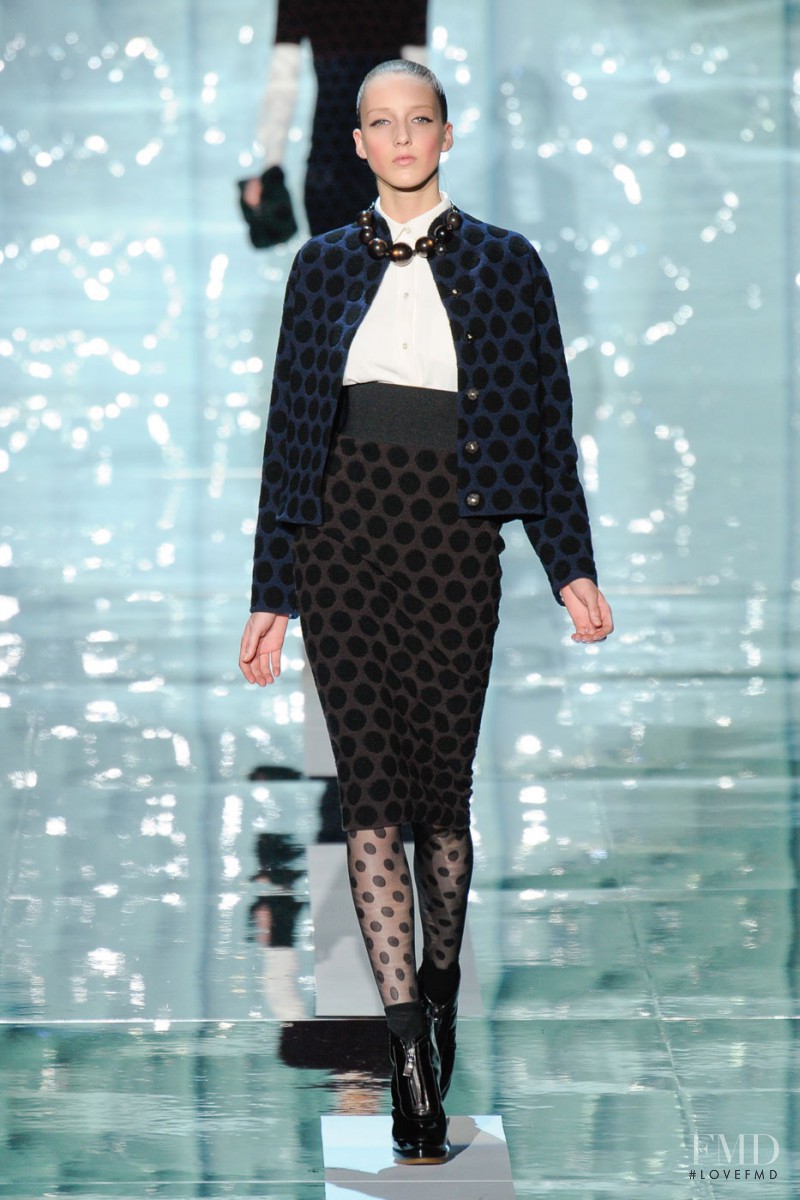 Iris Egbers featured in  the Marc Jacobs fashion show for Autumn/Winter 2011