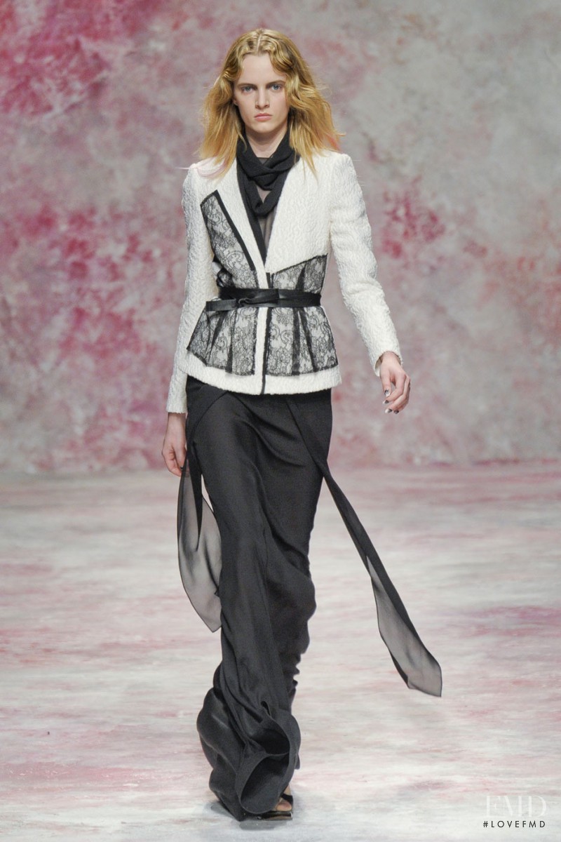 Daria Strokous featured in  the Prabal Gurung fashion show for Autumn/Winter 2011