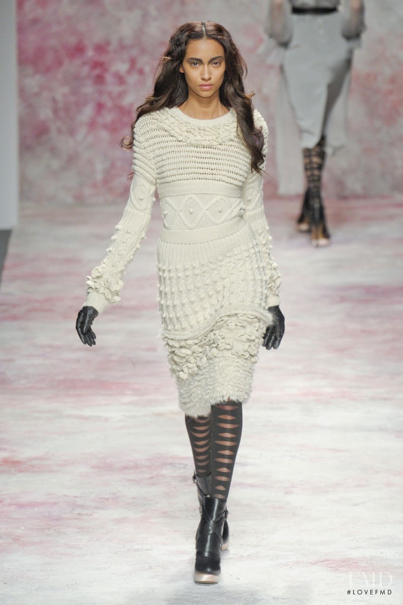 Anais Mali featured in  the Prabal Gurung fashion show for Autumn/Winter 2011