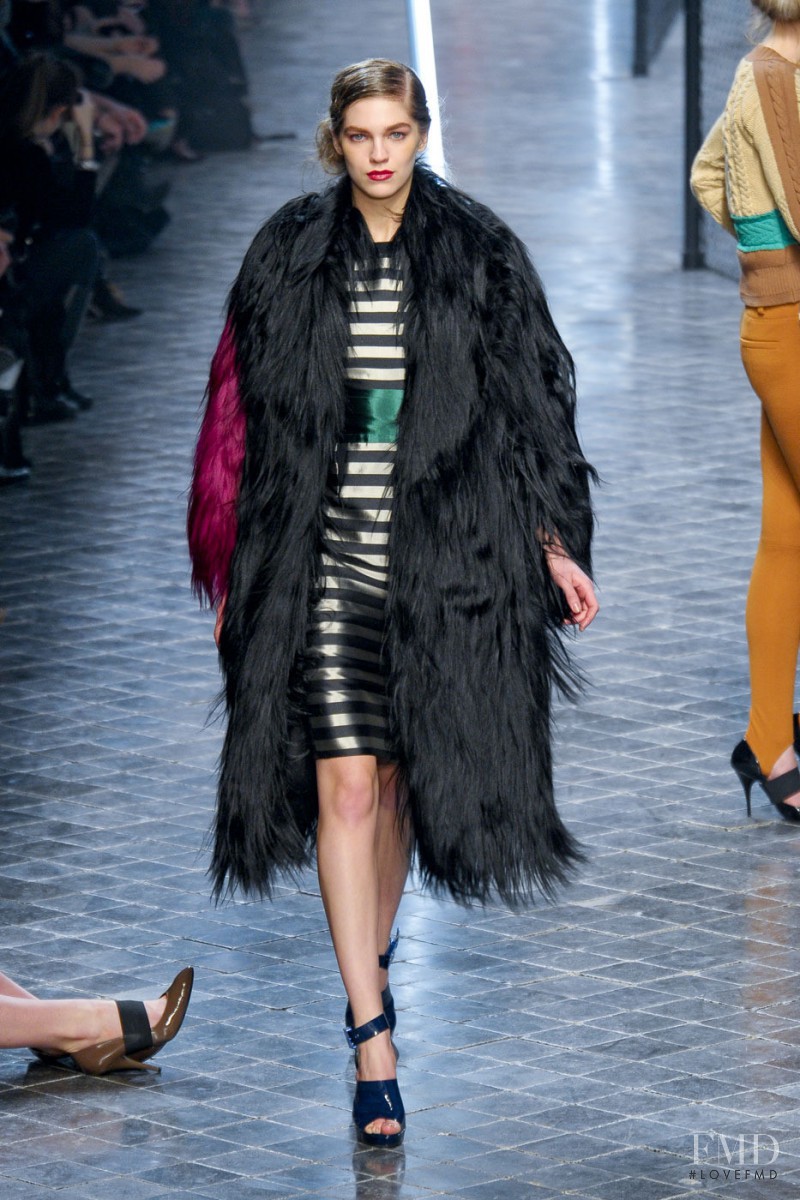 Samantha Gradoville featured in  the Sonia Rykiel fashion show for Autumn/Winter 2011