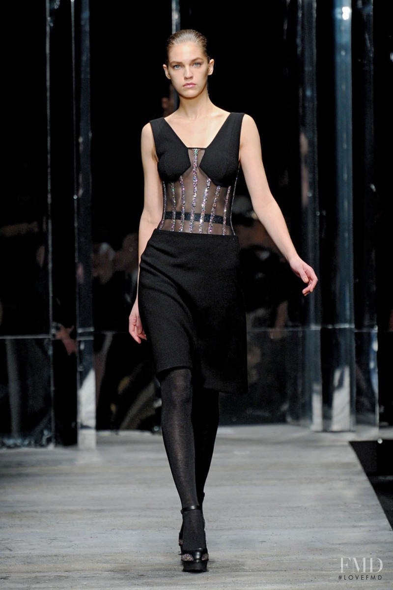Samantha Gradoville featured in  the Versus fashion show for Autumn/Winter 2011