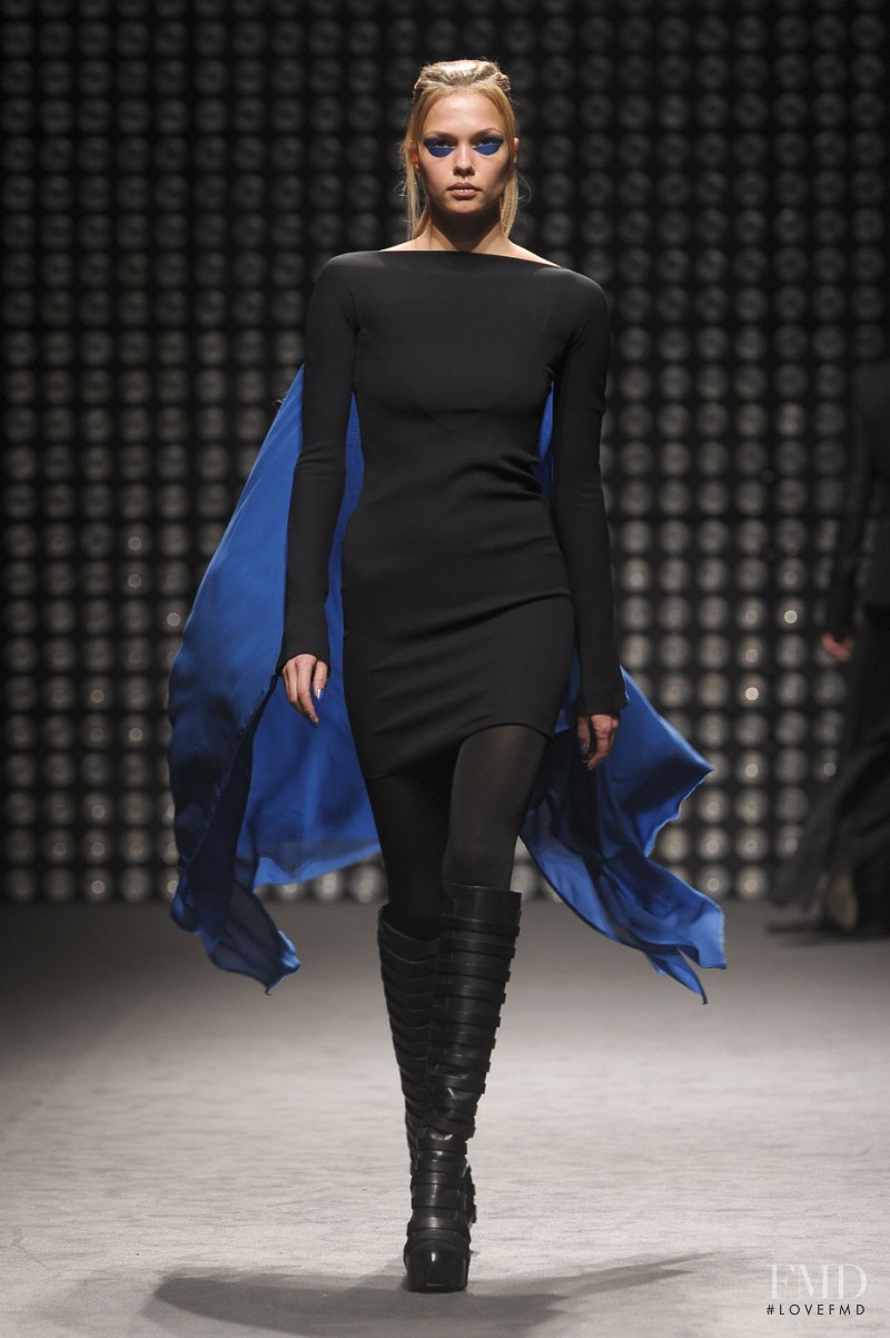 Katsia Domankova featured in  the Gareth Pugh fashion show for Autumn/Winter 2011