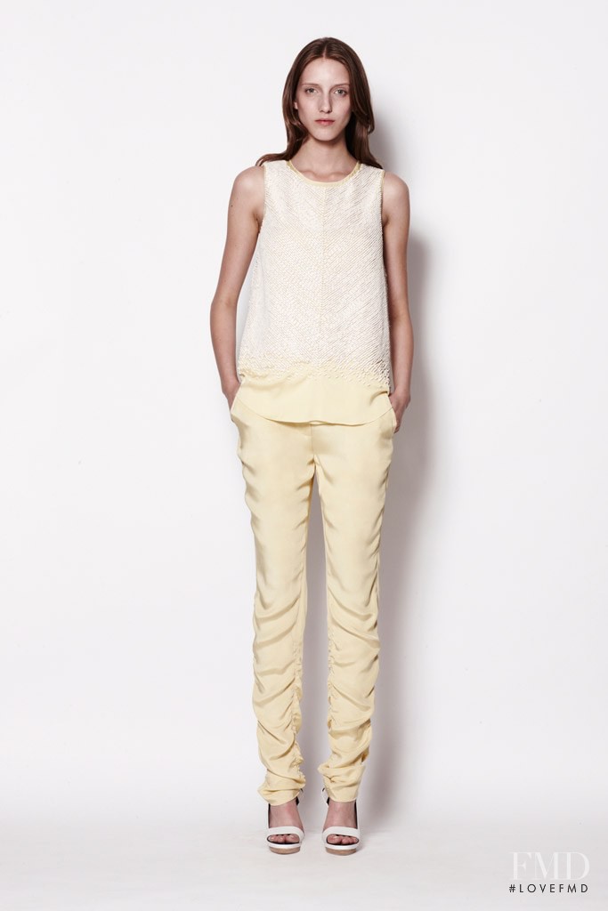 Iris Egbers featured in  the 3.1 Phillip Lim fashion show for Resort 2012