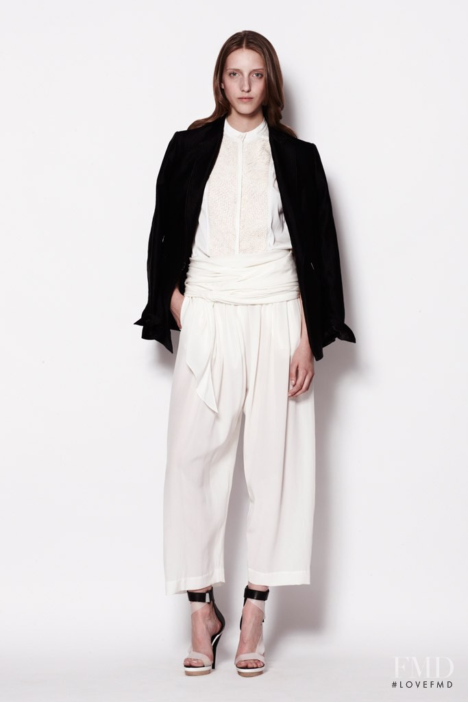 Iris Egbers featured in  the 3.1 Phillip Lim fashion show for Resort 2012