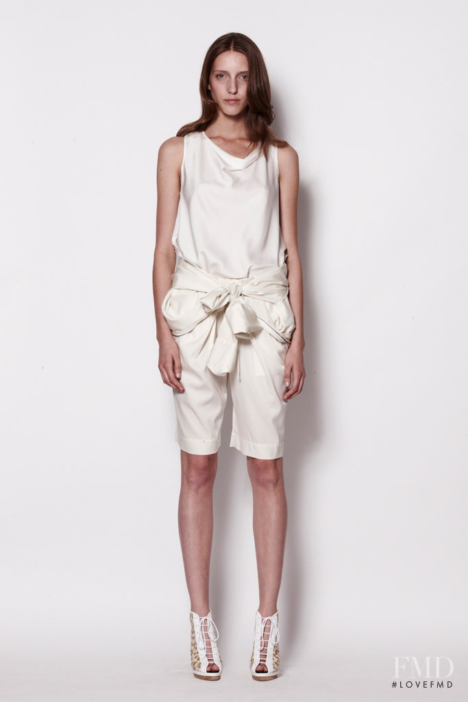 Iris Egbers featured in  the 3.1 Phillip Lim fashion show for Resort 2012