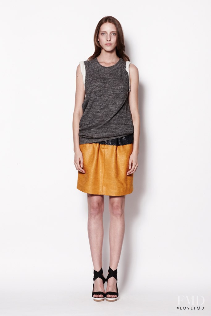 Iris Egbers featured in  the 3.1 Phillip Lim fashion show for Resort 2012