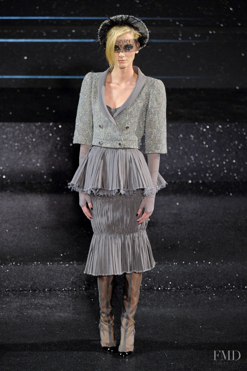Denisa Dvorakova featured in  the Chanel Haute Couture fashion show for Autumn/Winter 2011