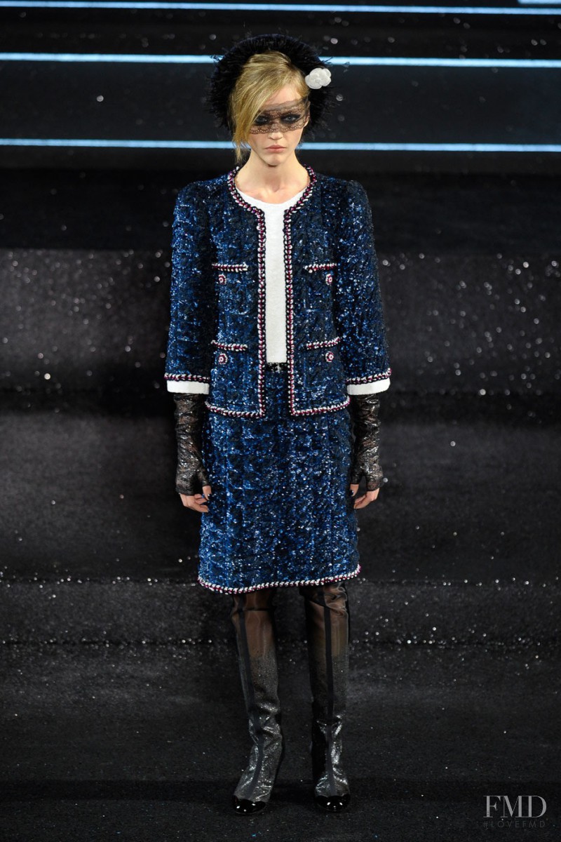 Sasha Pivovarova featured in  the Chanel Haute Couture fashion show for Autumn/Winter 2011