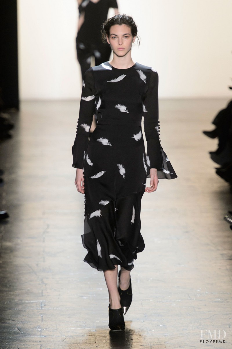 Vittoria Ceretti featured in  the Prabal Gurung fashion show for Autumn/Winter 2016