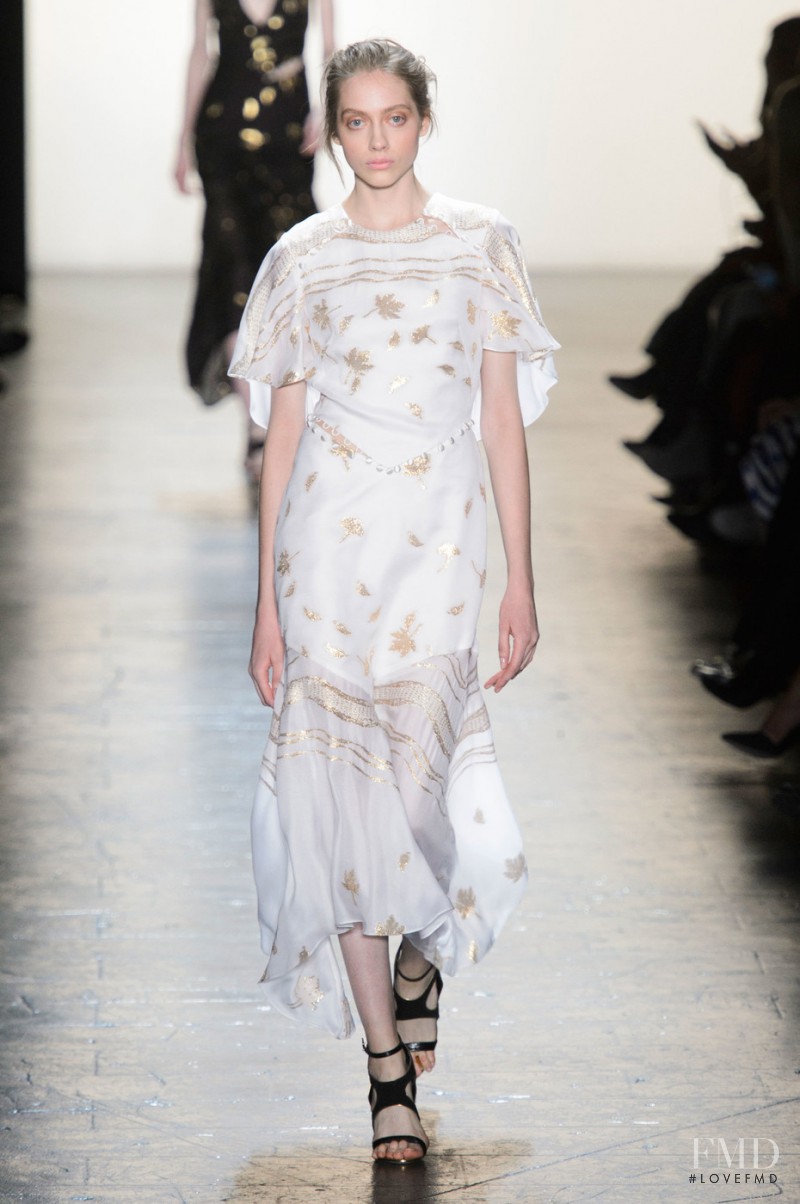 Odette Pavlova featured in  the Prabal Gurung fashion show for Autumn/Winter 2016