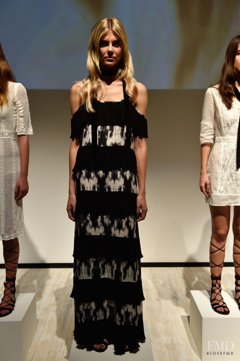 Lydia Willemina Collins featured in  the Stevie May fashion show for Spring/Summer 2015