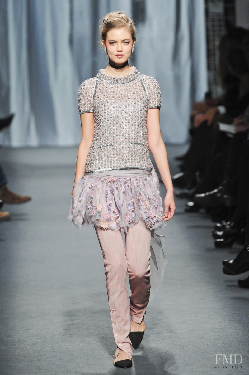 Lindsey Wixson featured in  the Chanel Haute Couture fashion show for Spring/Summer 2011