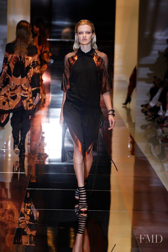 Natalia Siodmiak featured in  the Gucci fashion show for Spring/Summer 2014