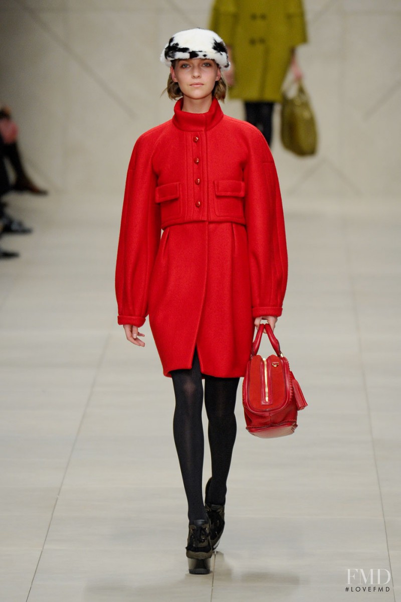 Arizona Muse featured in  the Burberry Prorsum fashion show for Autumn/Winter 2011