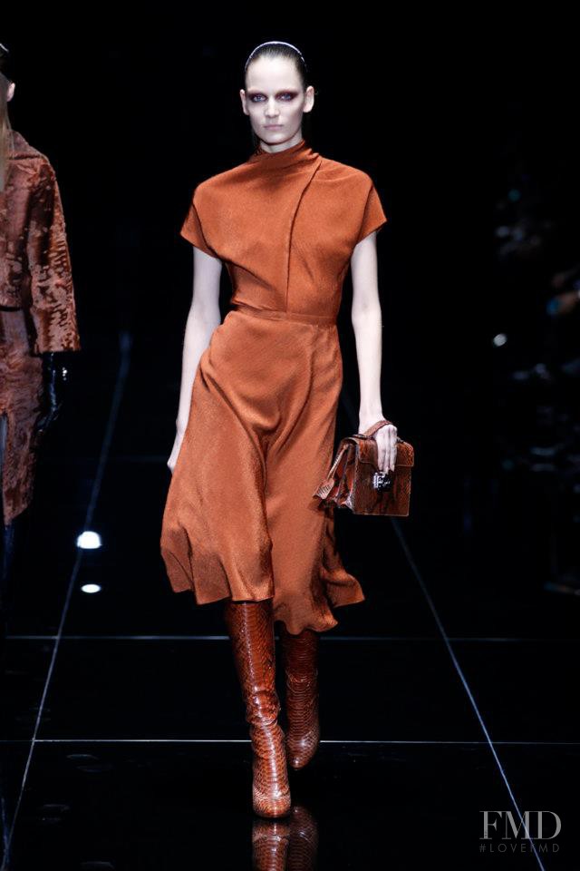 Zuzanna Bijoch featured in  the Gucci fashion show for Autumn/Winter 2013