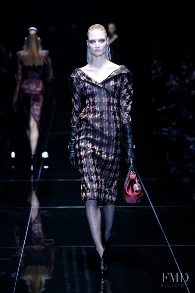 Melissa Tammerijn featured in  the Gucci fashion show for Autumn/Winter 2013