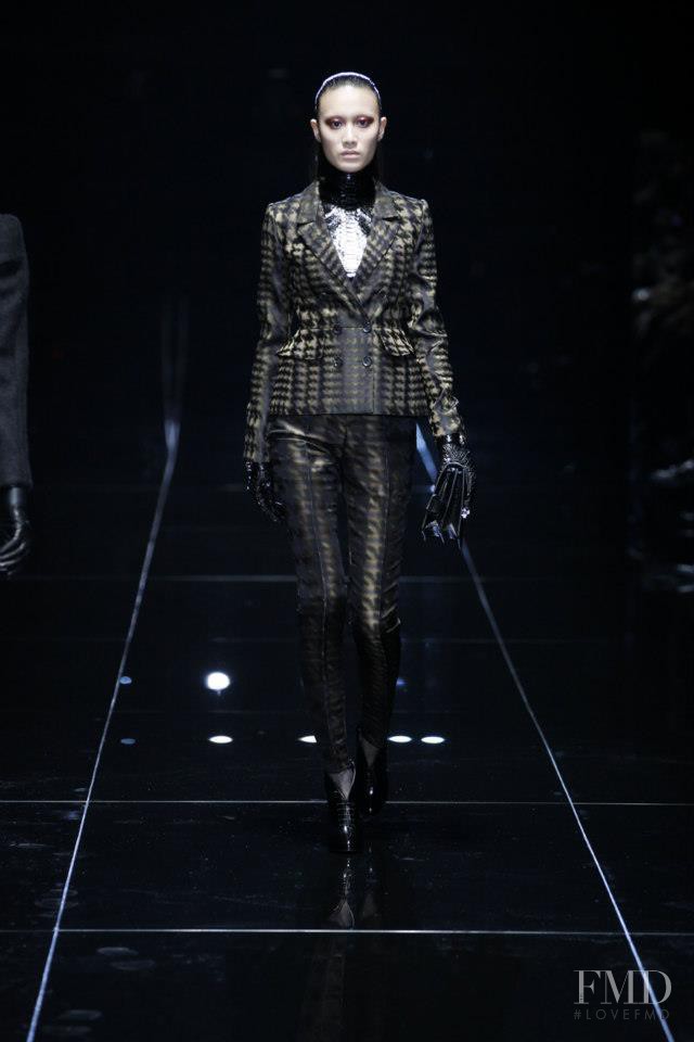 Shu Pei featured in  the Gucci fashion show for Autumn/Winter 2013