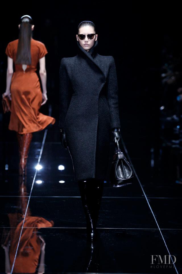 Liu Wen featured in  the Gucci fashion show for Autumn/Winter 2013