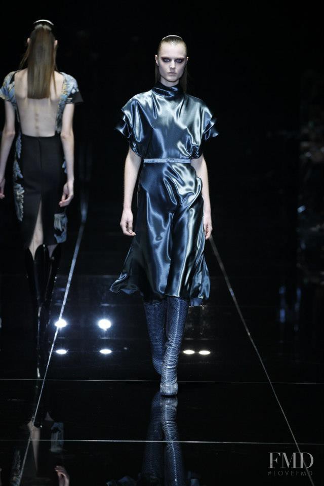 Lieve Dannau featured in  the Gucci fashion show for Autumn/Winter 2013