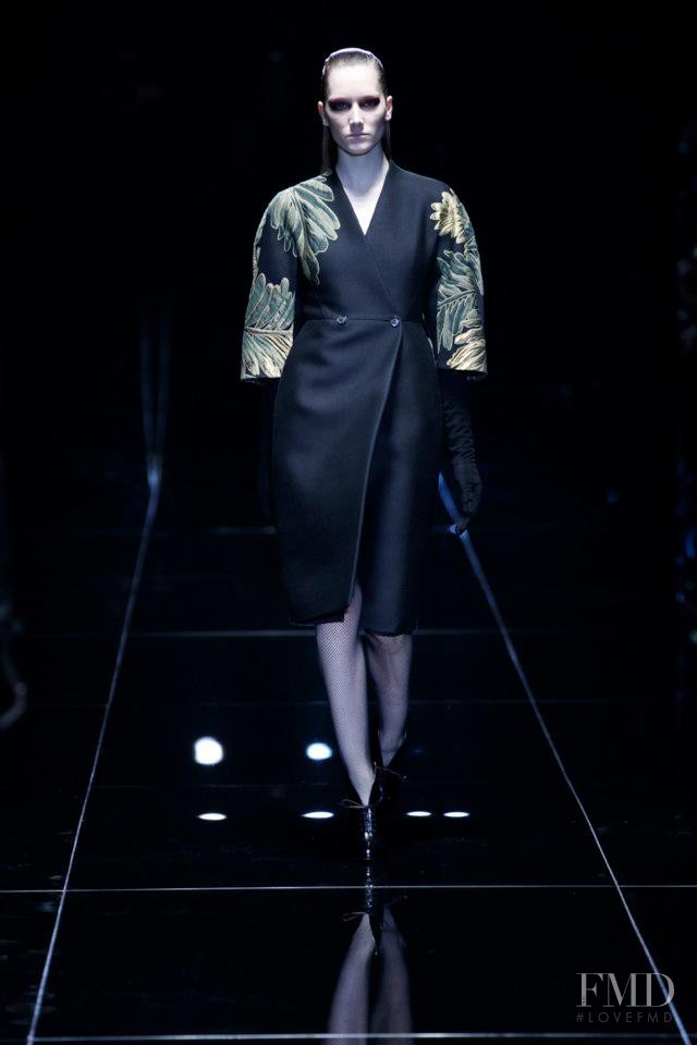 Joséphine Le Tutour featured in  the Gucci fashion show for Autumn/Winter 2013
