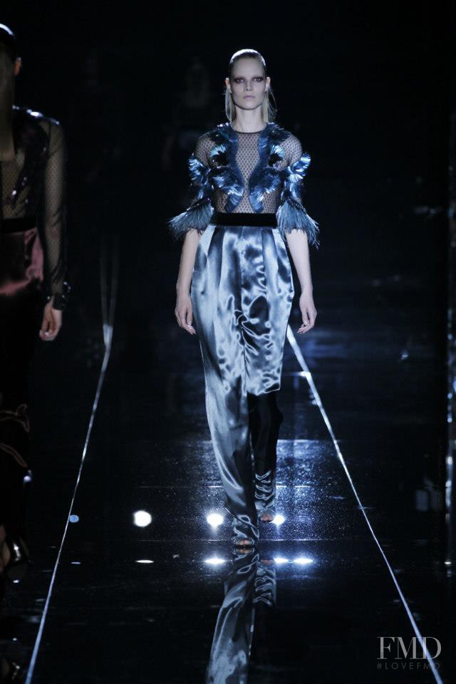 Suvi Koponen featured in  the Gucci fashion show for Autumn/Winter 2013
