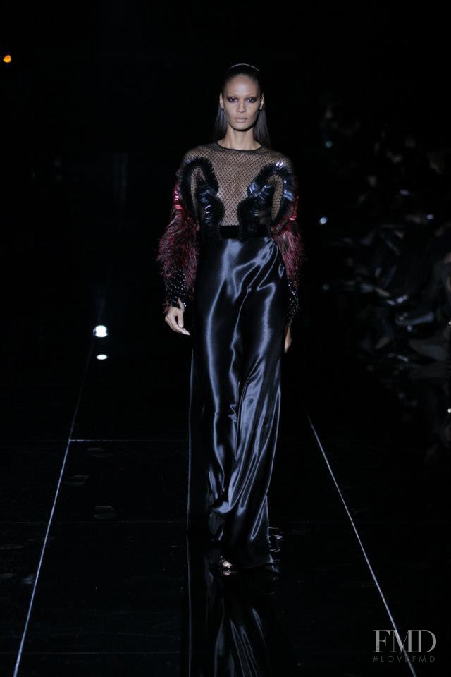 Joan Smalls featured in  the Gucci fashion show for Autumn/Winter 2013