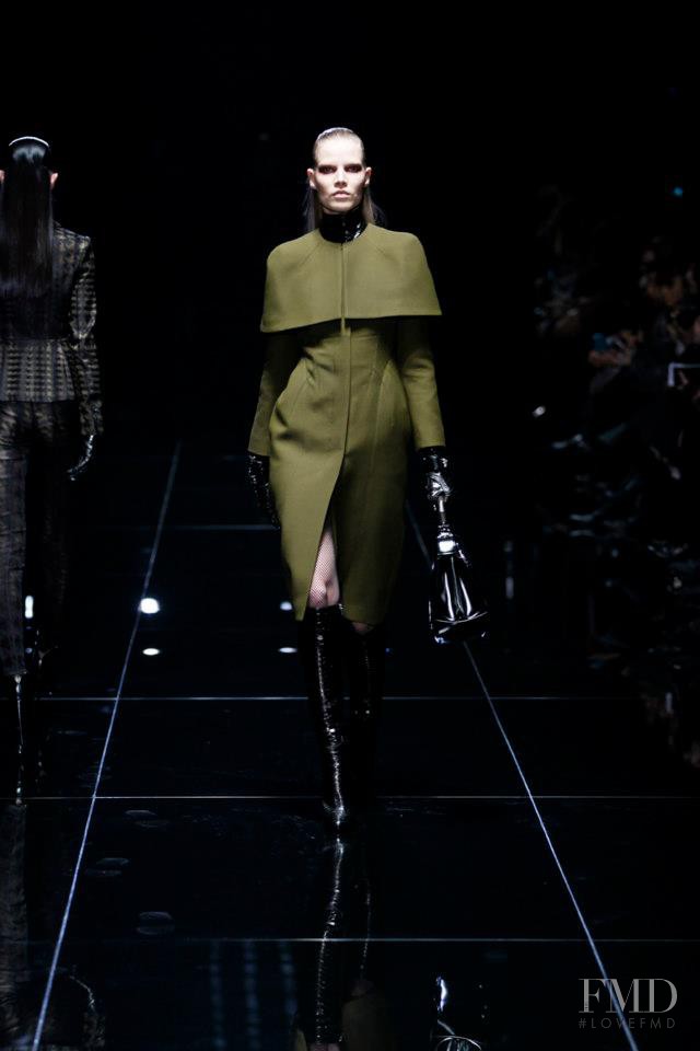 Suvi Koponen featured in  the Gucci fashion show for Autumn/Winter 2013