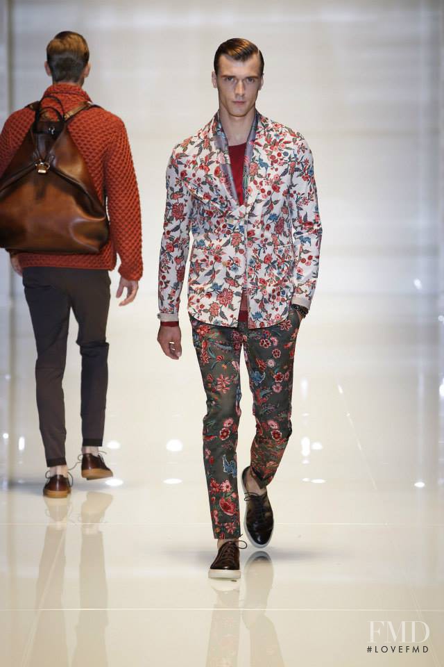 Clement Chabernaud featured in  the Gucci fashion show for Spring/Summer 2014