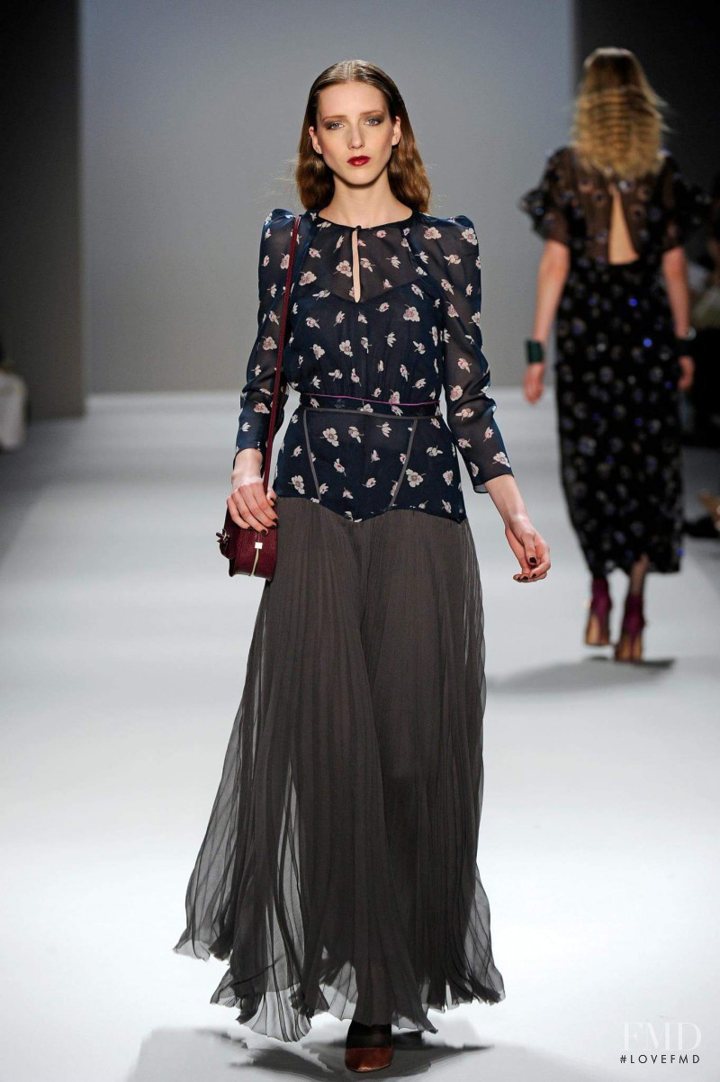 Iris Egbers featured in  the Rebecca Taylor fashion show for Autumn/Winter 2011