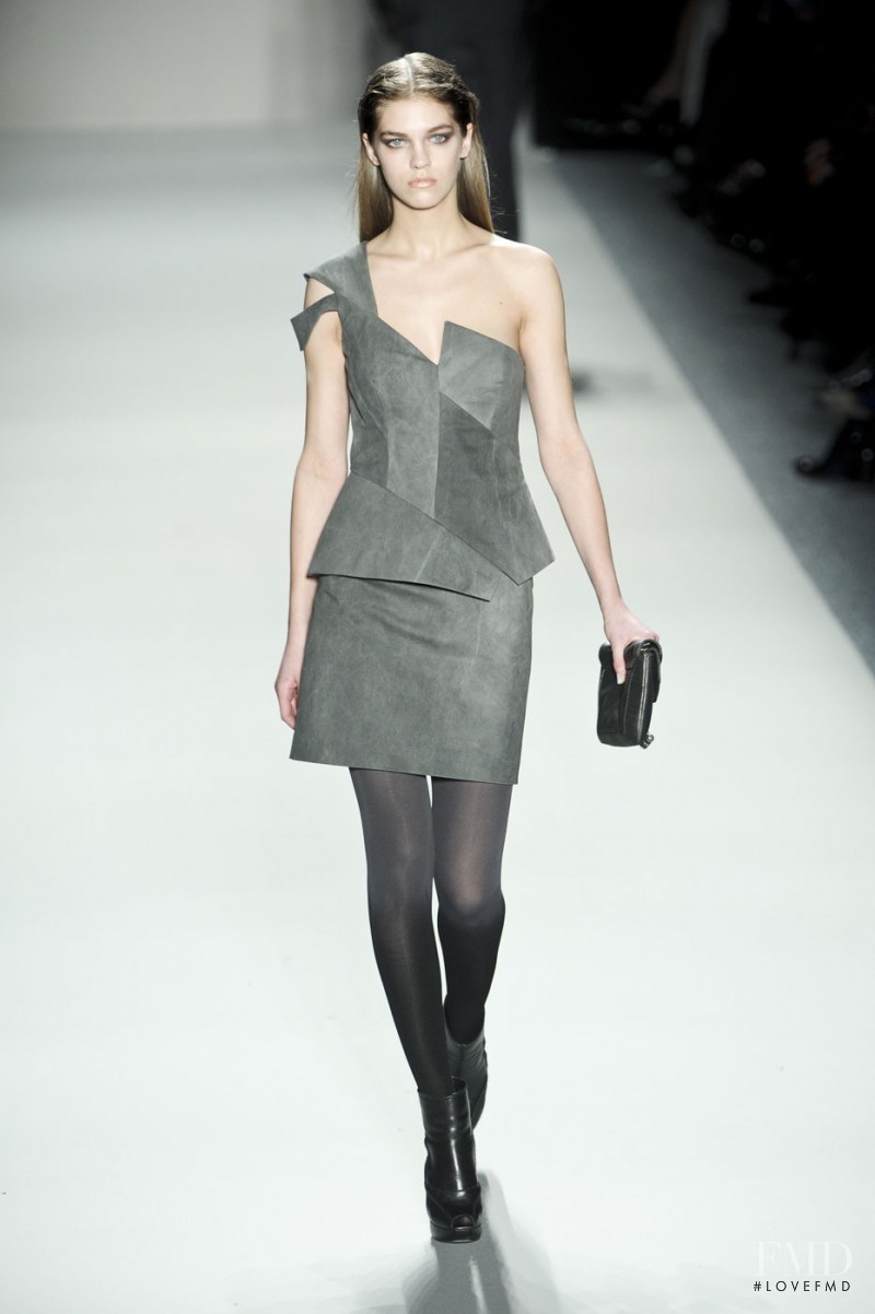 Samantha Gradoville featured in  the Nicole Miller fashion show for Autumn/Winter 2011