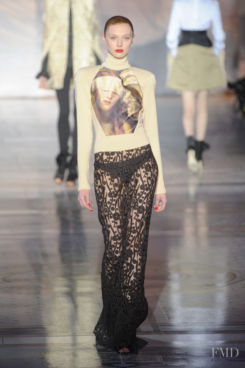 Olga Sherer featured in  the Giles fashion show for Autumn/Winter 2011