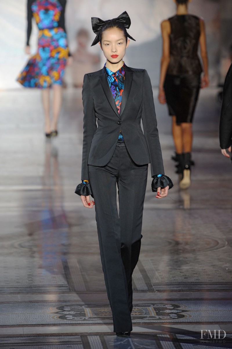 Ming Xi featured in  the Giles fashion show for Autumn/Winter 2011