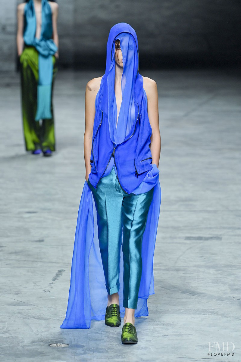 Haider Ackermann fashion show for Spring/Summer 2012