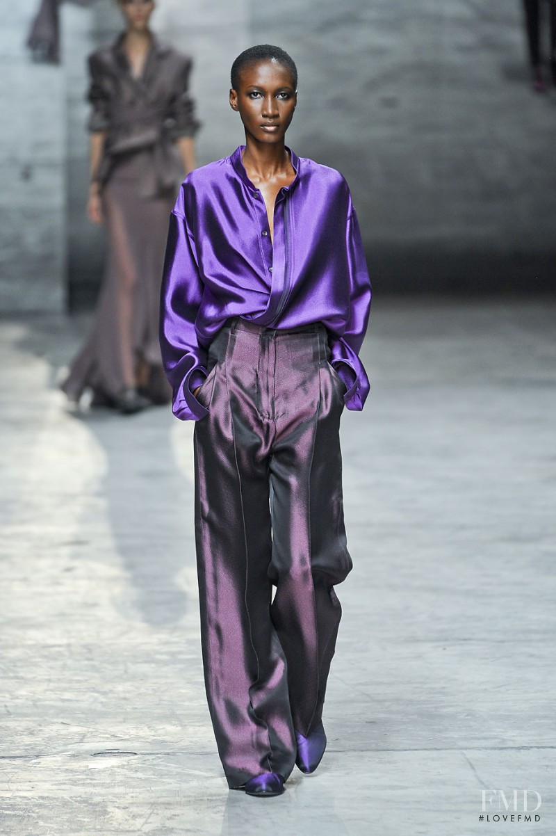 Haider Ackermann fashion show for Spring/Summer 2012