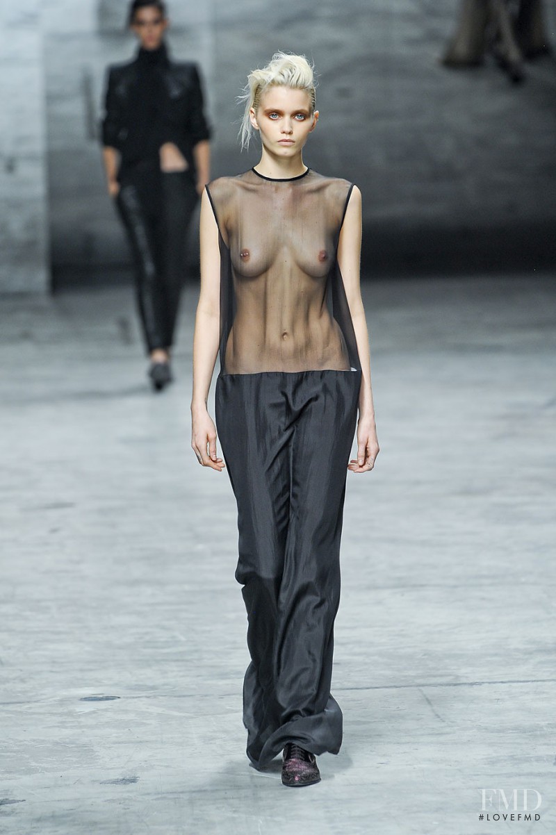 Haider Ackermann fashion show for Spring/Summer 2012