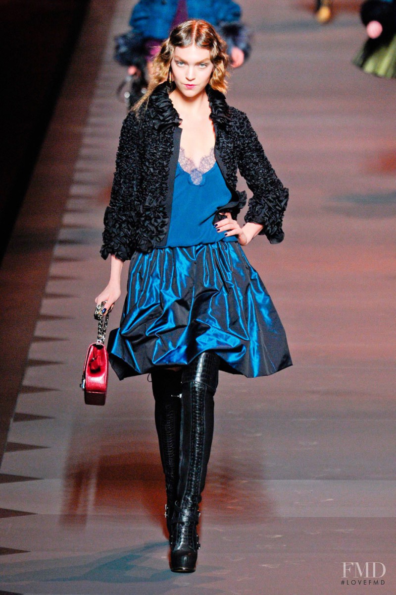 Arizona Muse featured in  the Christian Dior fashion show for Autumn/Winter 2011