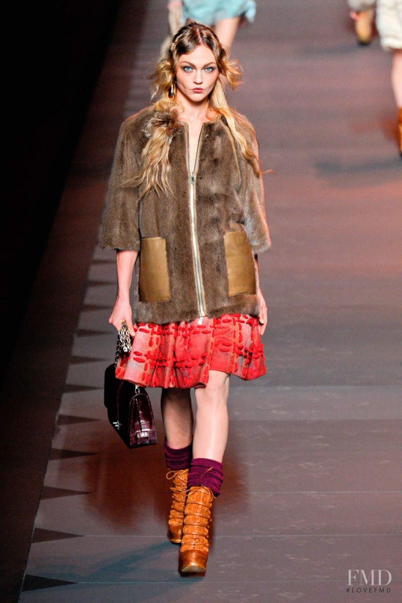 Sasha Pivovarova featured in  the Christian Dior fashion show for Autumn/Winter 2011