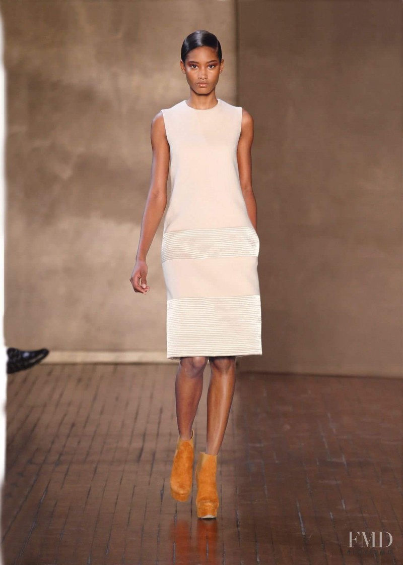 Melodie Monrose featured in  the Akris fashion show for Autumn/Winter 2011