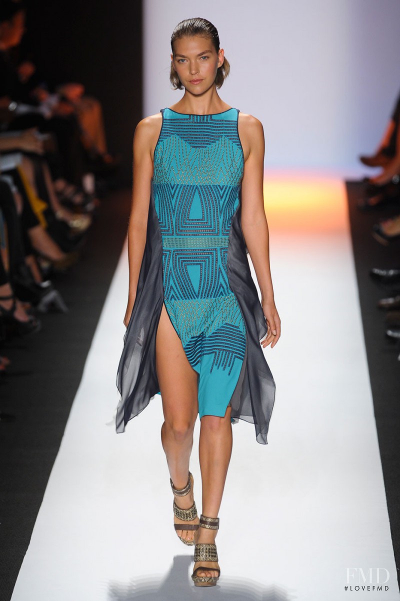 Arizona Muse featured in  the BCBG By Max Azria fashion show for Spring/Summer 2012