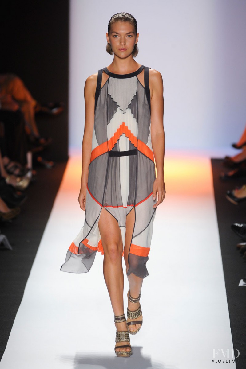 Arizona Muse featured in  the BCBG By Max Azria fashion show for Spring/Summer 2012